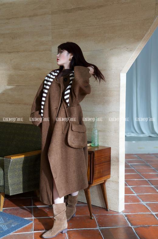 【门店同款】ENJOY冬季柔韧与共光年之外配包大衣 159496642 商品图3