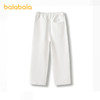巴拉巴拉童装女童裤子冬装中大童加绒牛仔长裤儿童阔腿裤甜酷纯色 商品缩略图2