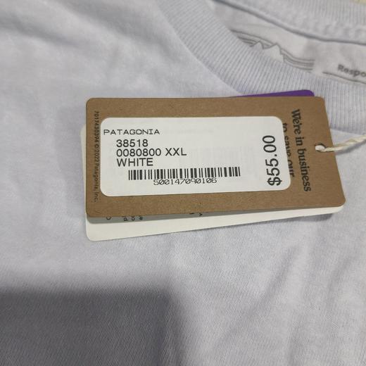 瑕疵Patagonia/巴塔 男士长袖圆领T恤 商品图1