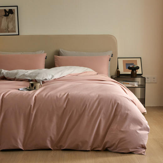 【品牌直发】加倍生活 纯棉素色磨毛四件套 AB版 商品图6