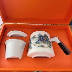 金一品盖杯（高山流水）