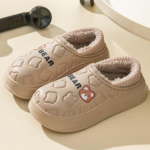 【冬季新款棉拖鞋】外穿室内居家居保暖鞋 包跟防水月子鞋棉鞋女 商品图10