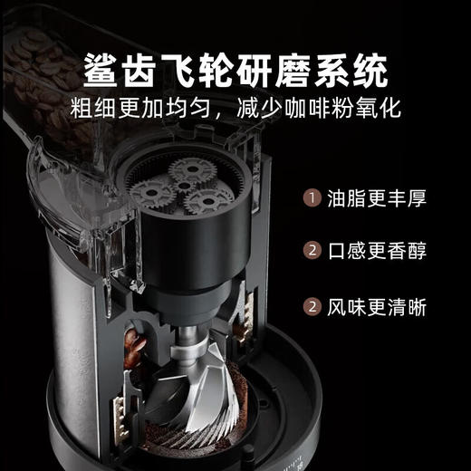 小熊（Bear）咖啡机 意式半自动家用机械舱咖啡机 *研磨一体机 现磨咖啡豆蒸汽奶泡 KFJ-L15M8 商品图3