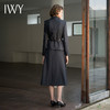 IWY/秋冬新款黑色西装套裙女收腰显瘦女神范名媛两件套装C14325+S14325 商品缩略图5