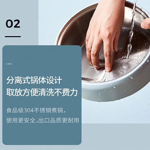 【多样屋专柜】多样屋多功能蓝色电火锅24cm （带火锅盘+煎烤盘）无烟铁板烧烤机烤盘不沾煎锅 商品图5