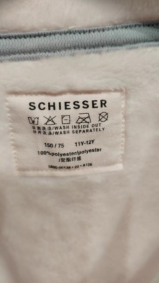 【法兰绒马甲】SCHIESSER德国舒雅女童法兰绒背心马甲3F/20296V 商品图1