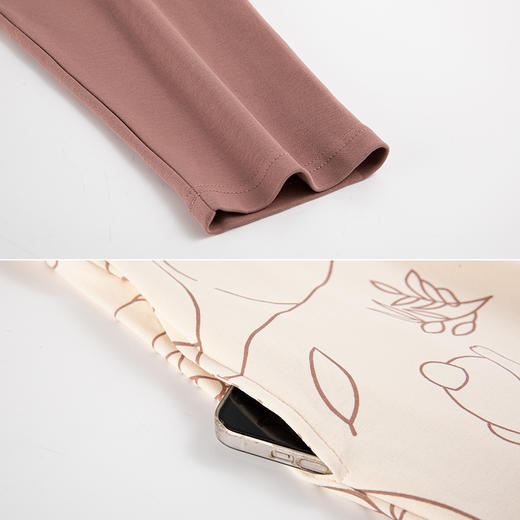 康妮雅女式长袖睡裙 商品图5