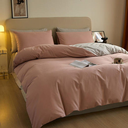 【品牌直发】加倍生活 纯棉素色磨毛四件套 AB版 商品图5