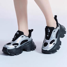 星际锯齿厚底老爹鞋