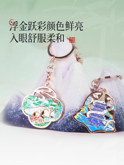 金属钥匙扣挂件特色礼品配件杭州车钥匙挂饰生日礼物伴手礼 商品图1