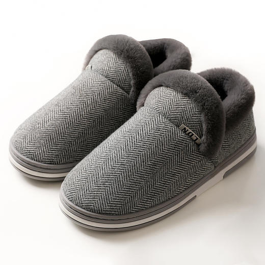 【秋冬款棉拖鞋】家用秋冬季防滑 居家室内保暖毛毛毛拖鞋 包跟保暖棉鞋 商品图12