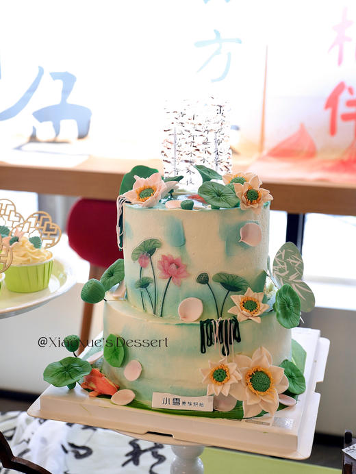 荷你有约，荷花主题甜品台 商品图3