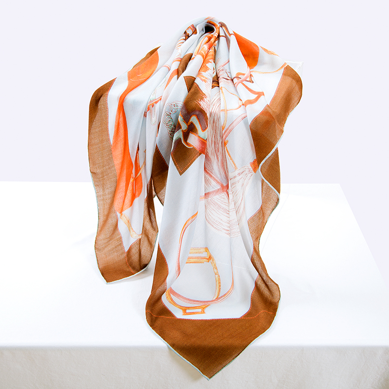 鑫缘  精纺羊绒大方巾 GD0028