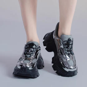 星际锯齿厚底老爹鞋