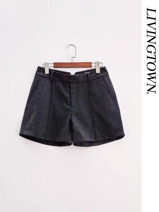 LIVINGTOWN/LT羊毛西装短裤 商品图0