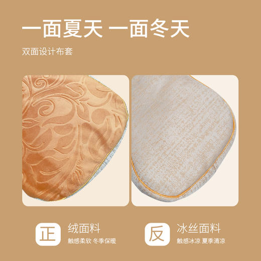【蕲艾枕头】12味草本蕲艾枕贴合颈椎脖子 可拆洗 冬夏两用 睡眠好 商品图2