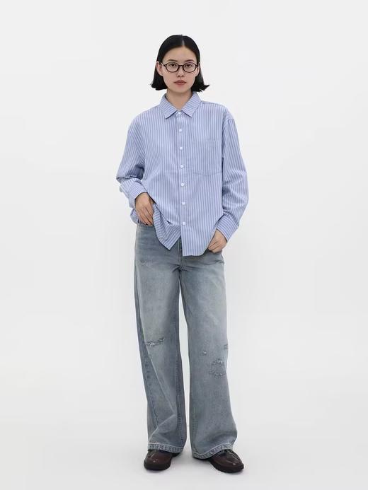 LIVINGTOWN/LT超宽松水洗牛仔裤 商品图3