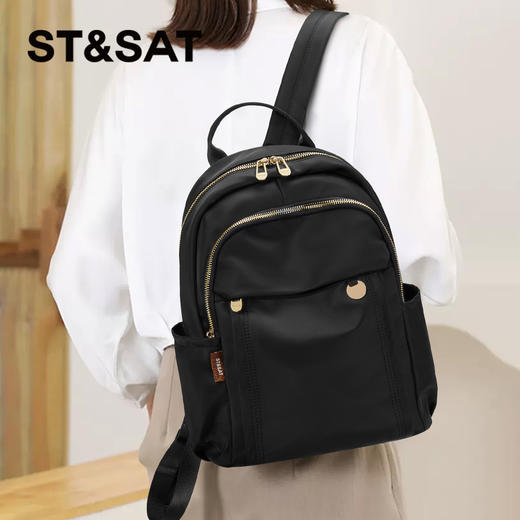 星期六简约百搭大容量通勤电脑包SSC521A218 商品图0