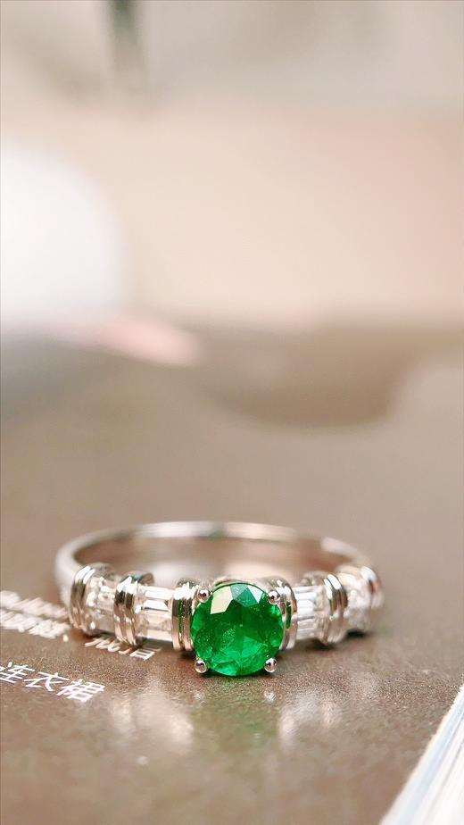 0.31克拉祖母绿戒指 商品图3
