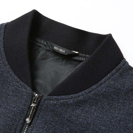 【新款DWP】大依优型大码棒球领夹克外套加肥加大肥佬休闲商务上衣男士胖子弹力 商品图3