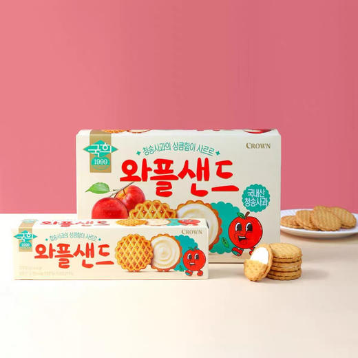 克丽安苹果味夹心华夫饼干87g 商品图5