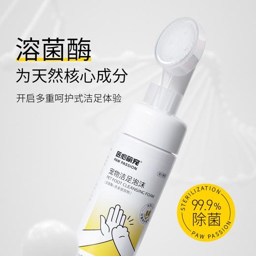 匠心萌宠  宠物洁足泡沫（溶菌酶+燕麦提取物）150ml 商品图2