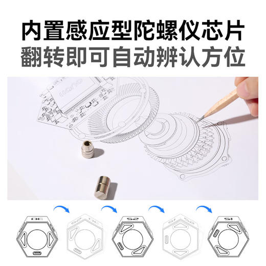 绿巨能（llano）  时间小方 2代银色带显示屏（中文版）LJN-TM3 商品图2