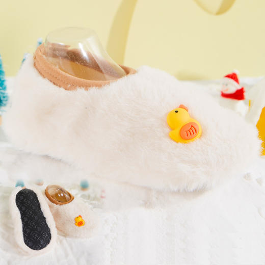 【宝宝学步防滑底地板鞋袜】秋冬加厚婴儿室内秋冬季儿童可爱袜套鞋袜 商品图3