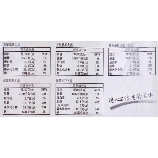 迷你慕斯大福（组合）180g/盒 商品图4