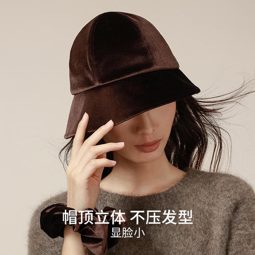 春节不打烊【丝绒渔夫帽】CMS 颗里 鎏光绒不挑衣渔夫帽   防寒保暖√好看不掉档次√适合多种脸型√ 商品图1