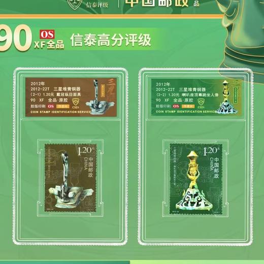 中国金币丨三星堆青铜器邮票 商品图1