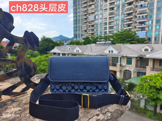 秋冬特惠💰520 蔻驰女士包包ch828新款COACH男款Turner Flap单肩/斜挎包 商品图0