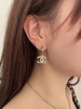香奈儿23高级手工坊浅金色扭纹水钻双C耳钩（XJ） 商品缩略图4