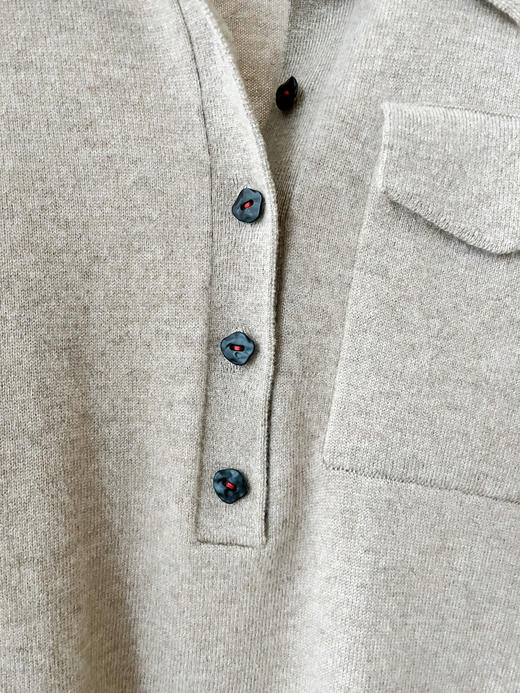 【必入单品】噢蜜ooomeooo口袋款羊绒衫 商品图7