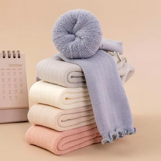 【3双装！】婴儿加厚毛圈保暖可爱长筒袜子冬季卡通婴幼儿长筒袜0-3岁宝宝过膝袜 商品图2