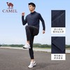 骆驼运动长袖T恤男女24秋季新款抓绒保暖瑜伽服立领加绒跑步上衣 J14CZ00633_J24CAW6669 商品缩略图1