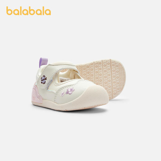 巴拉巴拉宝宝学步鞋婴儿鞋防滑女童鞋春秋新款刺绣浅口休闲鞋 商品图1