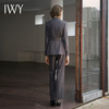 IWY/秋冬新款深灰色西装套装女系带西服外套休闲上班白领职业C14230+P34230 商品缩略图7