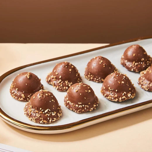 比利时丹卓牛奶巧克力涂层榛子酱饼干95g 商品图2