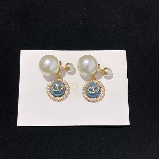 迪奥琉璃珠双珠耳钉（XTY） 商品图0