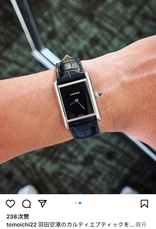 韩国单 ！卡地亚独家腕表！三色！自动感应保修卡卡家坦克-solo 系列腕表手表 带礼盒可送人 商品图3