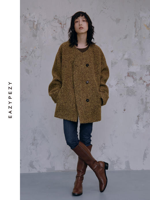 挪威森林短款大衣 商品图0