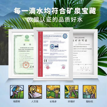 天地精华天然矿泉水 饮用水 550ml*20瓶 整箱装 会议办公用水 商品图0