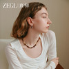 ZEGL设计师白檀系列金丝檀耳环女轻奢高级感耳钉耳坠气质复古耳饰 商品缩略图1