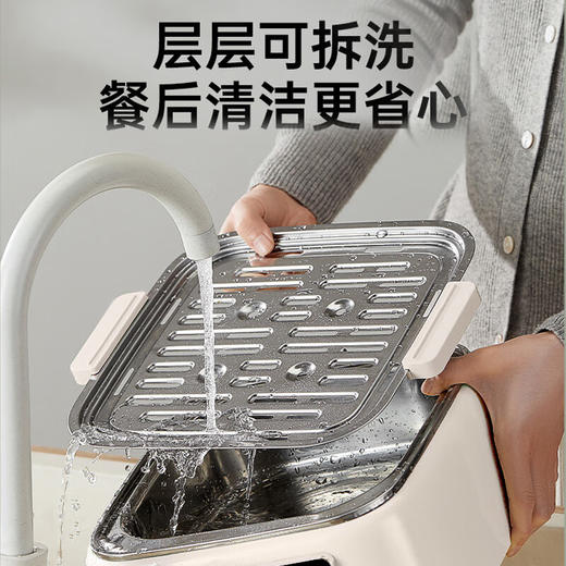 九阳电蒸锅早餐机ZD100HG-GZ605【分仓直发，72小时发货，周末节假日不发货】 商品图1