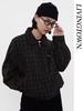 LIVINGTOWN/LT格纹哈灵顿刺绣夹克 商品缩略图0