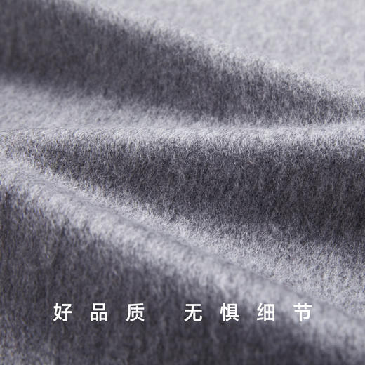 纯色100%羊毛围巾女冬季高级感百搭冬款加厚围脖男披肩新款爆款小红书同款 商品图3