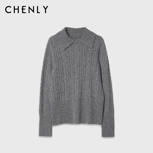 尘衣｜花色纱老钱风羊绒POLO 商品图2