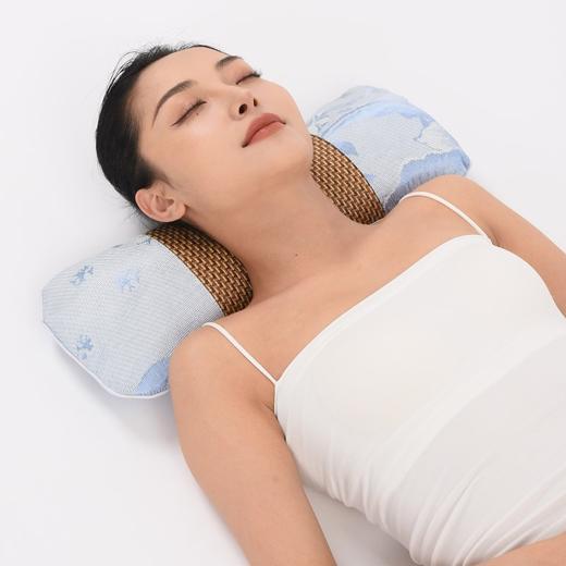 【艾草夏凉枕】可拆洗 颈椎肩膀 家用肩颈枕 颈椎枕艾草脊椎 枕护颈 商品图2