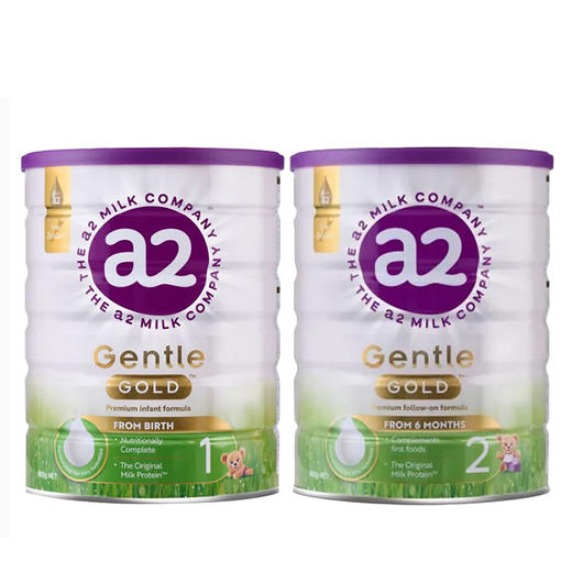 【保税】新西兰 a2 Gentle Gold 金装婴幼儿奶粉1段2段 800g原装进口罐装 商品图0